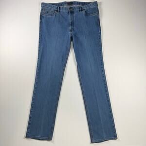 HILTL Classic Straight Leg Medium Wash Men’s Jeans Size 40/33 *see inseam note*